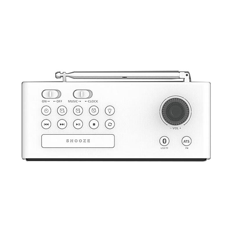 Philips LED Clock Radio Bluetooth Speaker