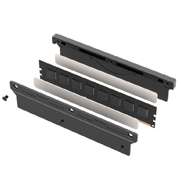 Cooling Heatsink for DDR5 DDR4 DDR3 Memory Heat Dissipation Lightweight Aluminum Cooling Dissipation Pad 140x35x9mm