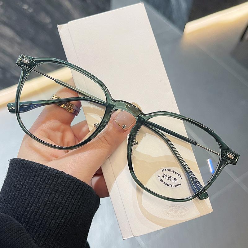 

Оправа очков, анти-синие очки, женские простые, тонкие и универсальные, можно сочетать с градусами