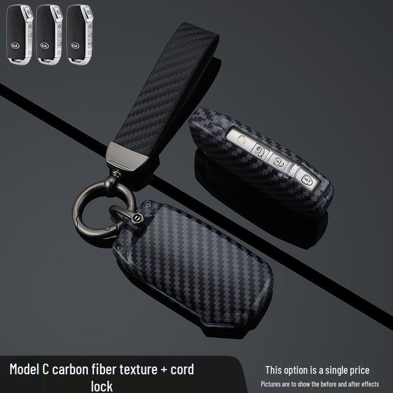 Key Cover for Kia K3, Sportage, K5, K2, Seltos, Niro, KX3, KX5 - Folding Car Shell & Buckle