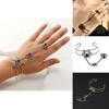 Halloween Gothic Spider Cuff Bracelet With Adjustable Opening And Drop Oil Detail For Women