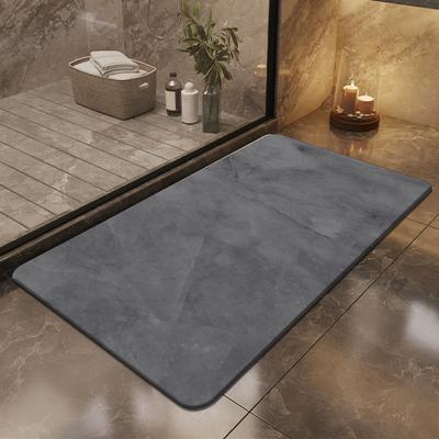 Alfombrilla Sencilla para Suelo de Baño Alfombrilla Absorbente de Agua Resistente a la Suciedad para Baño Alfombrilla de Barro de Diatomeas para Puerta de Entrada Alfombrilla Antideslizante para Baño con Sentido Premium