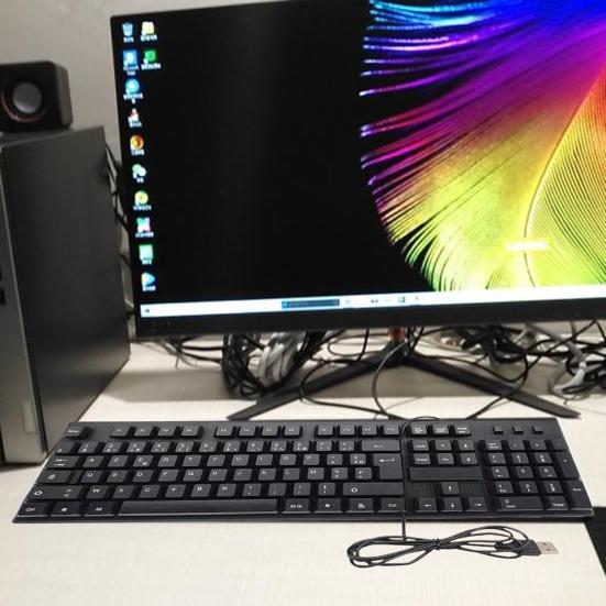 Klávesnice s rozhraním USB, černá, počítačové příslušenství