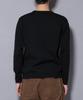 Nano Universe Silk Blend Crew Neck Size Knit, Men's, M, 140, Green, 672-5222227