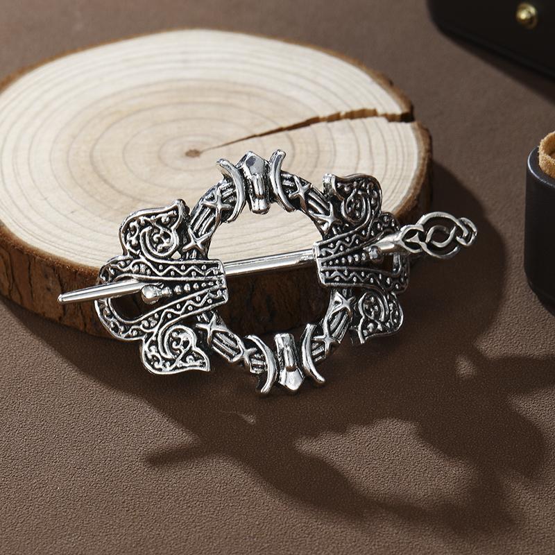 1pc Retro Baroque Viking Hair Clip Alloy Hair Stick Viking Metal Celtic Hair Clip Hairpin for WomenGood Product