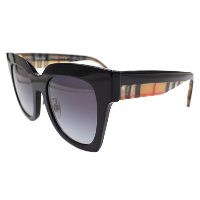 Burberry Classic Check Modern Ladies Holiday Travel Sunglasses 4364F Women's Black