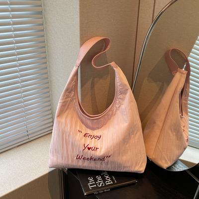 Casual Women Canvas Tote Bags New Large Capacity Single Shoulder Bag Girl School Bag Travel Harajuku Embroidery Shopper Handbag for Ladies