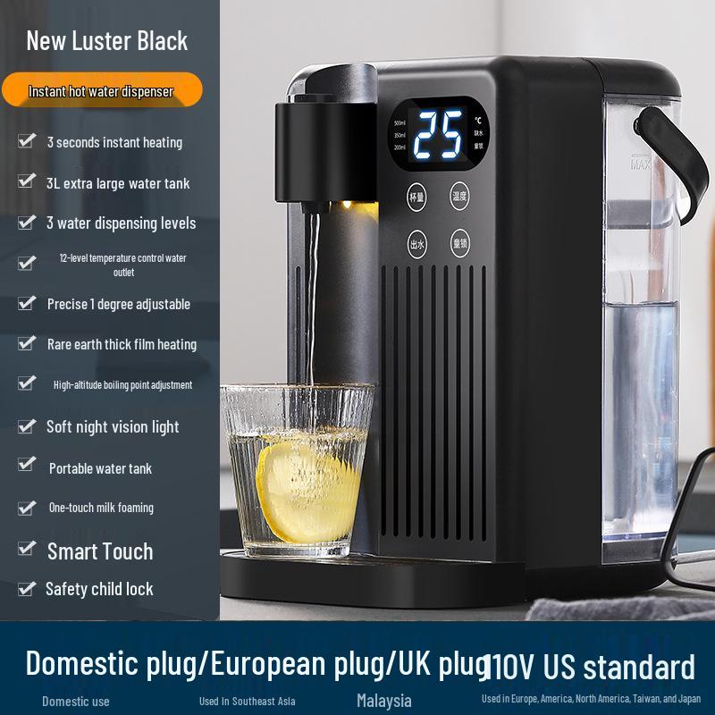 Dual-Use Desktop Water Dispenser: Cold & Instant Hot Water Purifier with 3-Second Rapid Heating