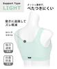 Wacoal Sports Naturally Rounded Bust Reduced Fits up to Plus Sizes ME L CW-X Women's Bra, Wireless, Silhouette, Slippage, Moisture-Wicking,