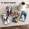 Schauspieler Bai Mengyan Handyhülle Für iPhone17,16,15,14,13,12,11 Plus,Pro Magnetisch mit Magsafe Kabelloses Laden