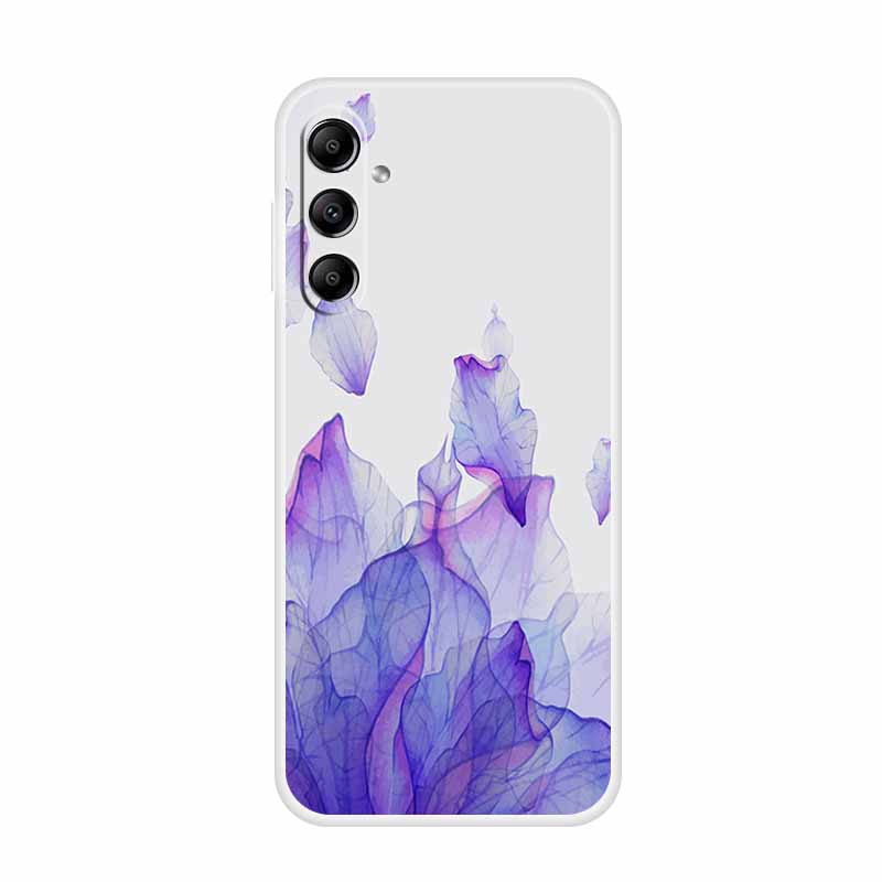 For Samsung Galaxy A14 A34 A54 5G Case Cartoon Soft Silicone TPU Cover Coque for Samsung A54 A34 A24 4G Transparent Clear Capa
