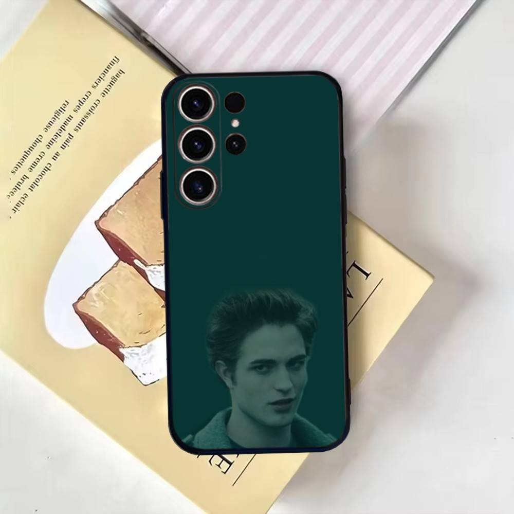 

T-Team E-Edward Jacob Twilight Phone Case For SamsungS25,24,21,22,23,30,Ultra,20,Plus,Fe,Lite,Note,10,9,Soft Black Cover Samsung S21lite