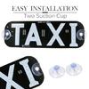 USB Taxi Top Light Roof Taxi Sign Waterproof Taxi Dome Light with Suction Cup