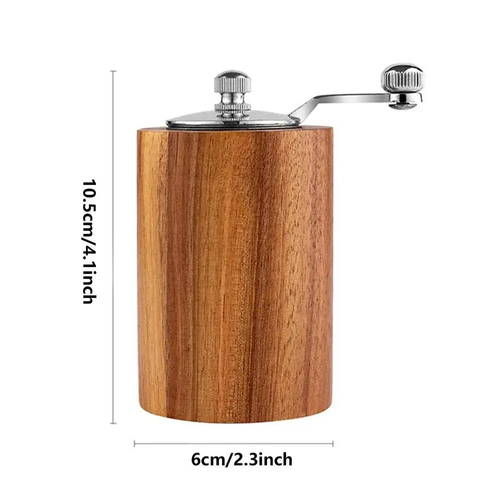 

Деревянная ручная мельница для перца кухонная морская соль перец порошок молотый бутылка для помола