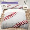 Vintage Sports Pattern Bedding Uilt Set Uilt Cover Pillowcase Home Decoration Birthday Gift (1 * Duvet Cover + 2 * Pillowcase Without Core)