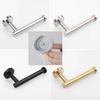 Adjustable Self Adhesive Toilet Paper Towel Holder SUS304 Stainless Steel, Suction Cup Paper Towel Holder, No Drill No Drill Tissue Organizer for