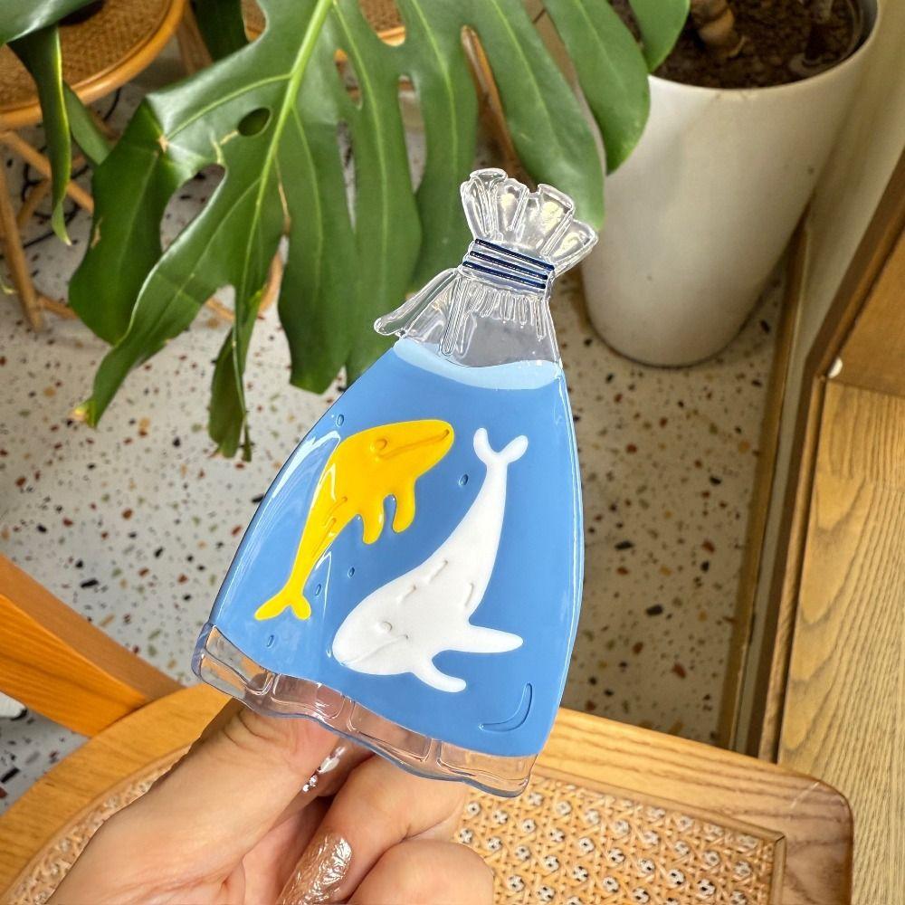 Transparente Goldfisch Haarspangen Wal Krallenklemmen Mode Acetat Haarklammer Für Frauen und Mädchen