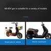 2 in 1 Bike SUV Horn Electric Horn LED 48/60V Universal Electric Motorcycle Horn Motorbike Replacement Electric Horn Car H9EE