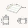 Utensil Drawer Organizer Cooking Silverware Tray for Kitchen Drawer Cutlery Flatware Holder, Plastic Spatula Tools and Gadgets