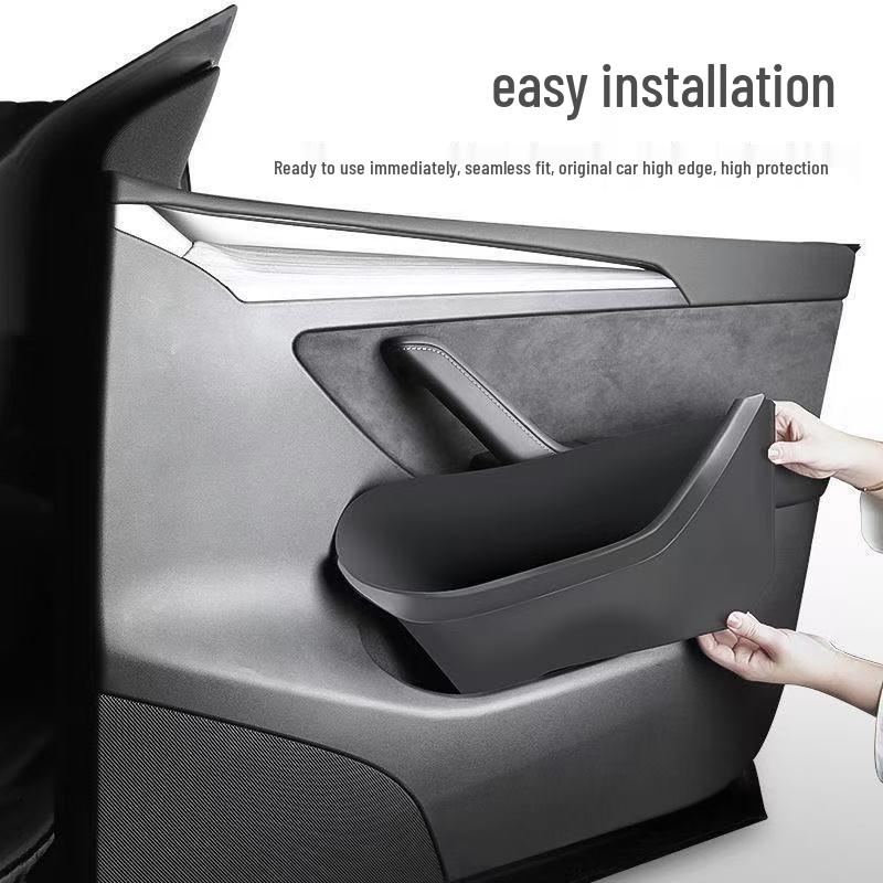 Cutie de depozitare cu fantă pentru ușă, covorașe și accesorii pentru Tesla Model 3/Y Reîmprospătat