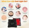 LED Red Light Therapy Belt, Multifunctional Far-Infrared Hot Compress Massage Shoulder & Knee Wrap