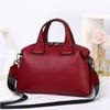 Genuine Leather Boston Topcoat Cowhide Simple All-in-one Handbag Casual Shoulder Crossbody Pillow Bag