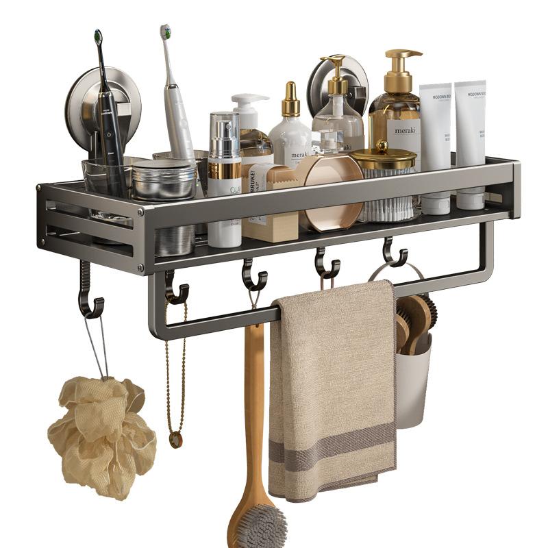 Bathroom Shelf Toilet Suction Cup Wash Rack Bathroom Dormitory Toilet Toothbrush Toiletries