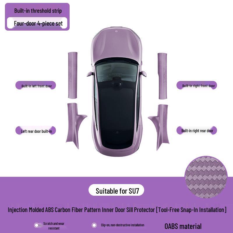 

Xiaomi SU7 Carbon Fiber Threshold Strips and Trunk Protector