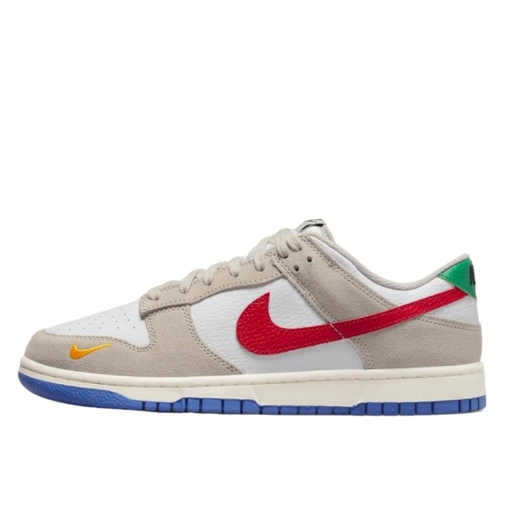 Nike Dunk Low Light Iron Ore Red Blue