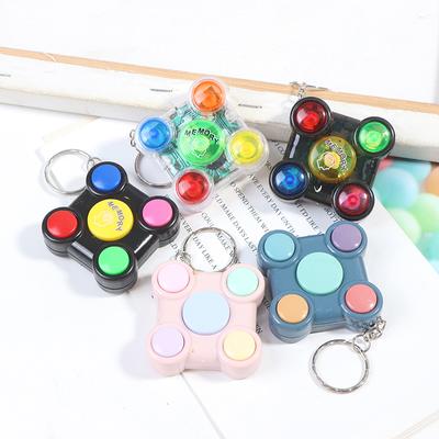 1 jouet anti-stress pour adultes et enfants, portable, coloré, manette de jeu, forme, labyrinthe, cube, gadget, porte-clés, jeu éducatif révolutionnaire