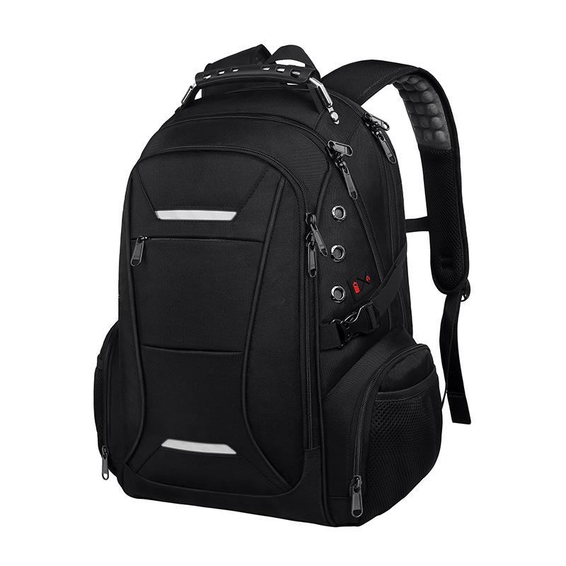 Men's Multifunctional Anti-Theft Backpack, Large Capacity 17-Inch Laptop Bag for Business, Travel, and School