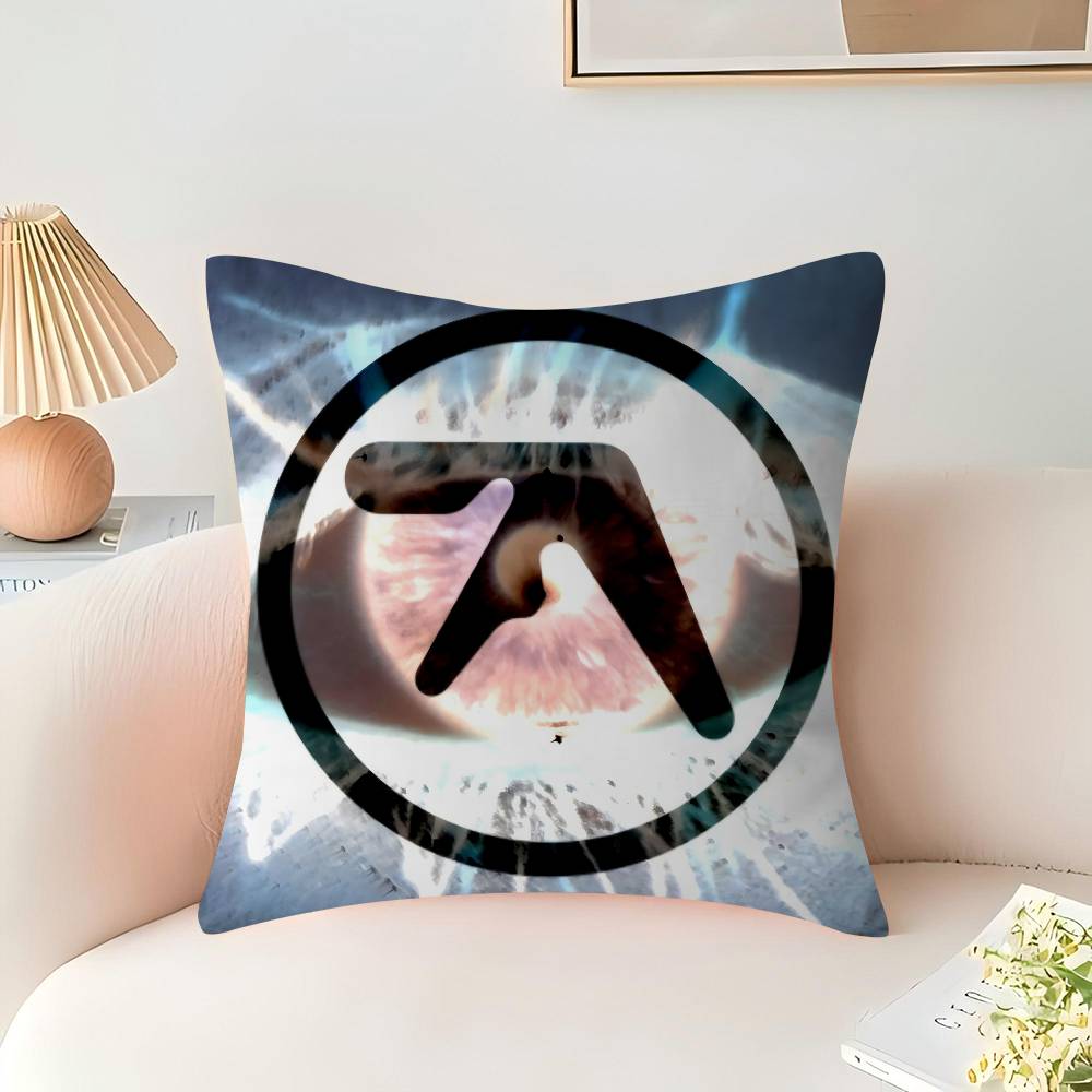 

DJ A-Aphex T-Twin Наволочки Мультяшный Диван Декоративный Дом Двусторонняя Печать Короткий Плюш Милая Наволочка 16x16Inch
