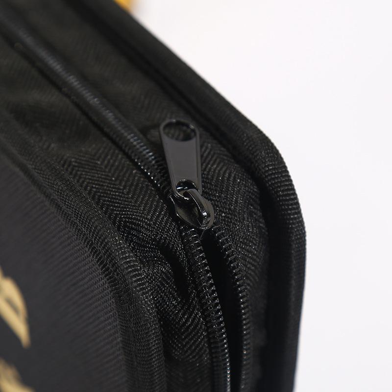 Large Capacity Student Pencil Case 2-Layer Organizer 72-Hole Fits 72-96 Pencils School Office Artist Use H-002 Basic Packaging