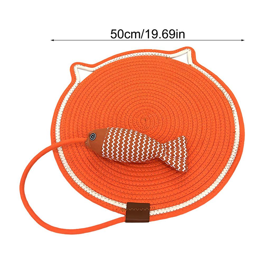 

Когтеточка для кошек, коврик для кошек, ковер для кошек, защитная мебель, прочные когтеточки, хлопковая веревка, когтеточка для кошек 42cm красный