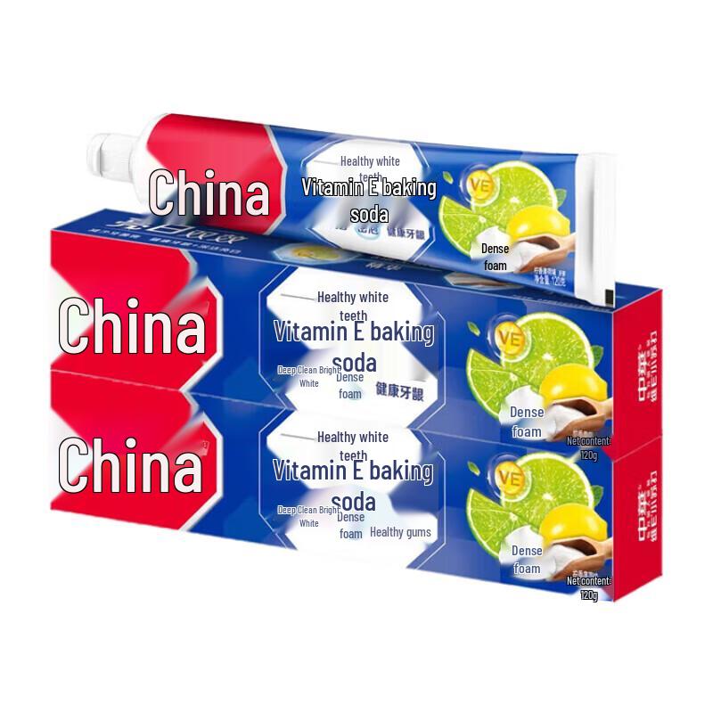 Zhonghua Vitamin C Baking Soda Whitening Fresh Breath Toothpaste