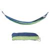 Lightweight Camping Hammock Portable Outdoor Travel Hammock with Hardwood Spreader BarBlue with Color Stripe