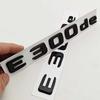 New 3D ABS Chrome Black Car Styling Logo E300e E300de Badge Rear Trunk Emblem Sticker Decals For Mercedes Benz E300e E300de W214