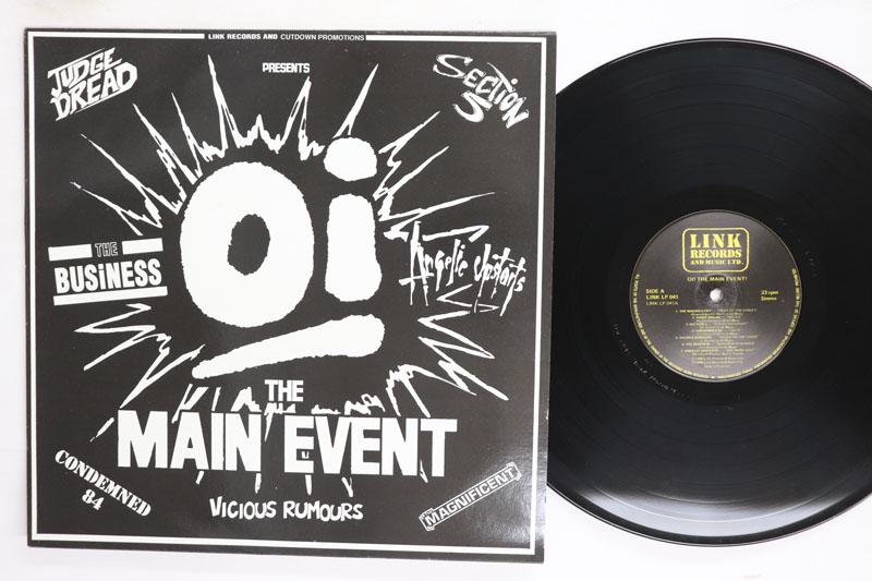 

LP Record VARIOUS Oi The Main Event LINKLP041 LINK 1988 UK Rock Used