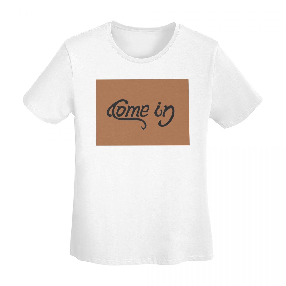 

Come In Go Away TShirt Women Short Sleeve T Shirts Round Neck Streetwear Cotton Summer Tees Streetwear S