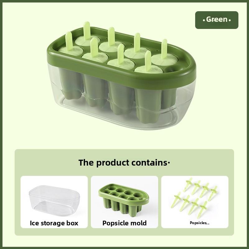 Ice Pop Molds, Reusable Popsicle Molds with Lid, DIY Ice Cream Bar Makers