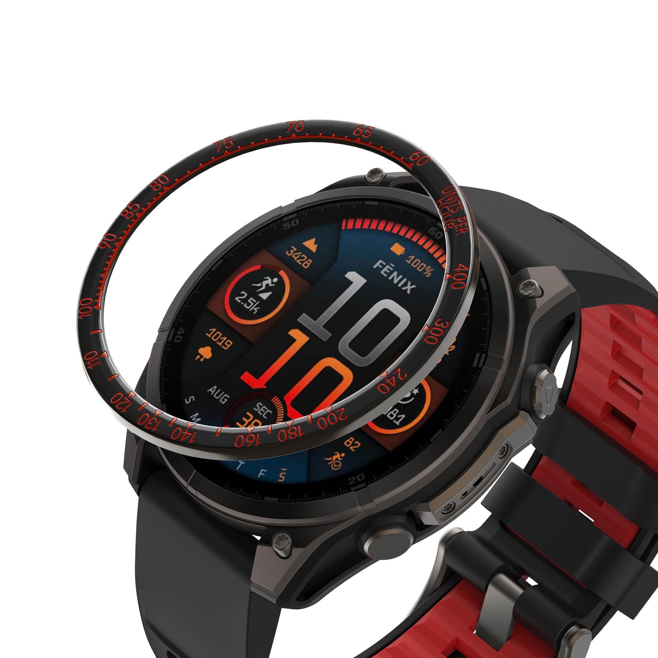 

Для годинника Garmin Fenix 8 51 мм Захисне кільце для безеля з нержавіючої сталі, двоколірна шкала C