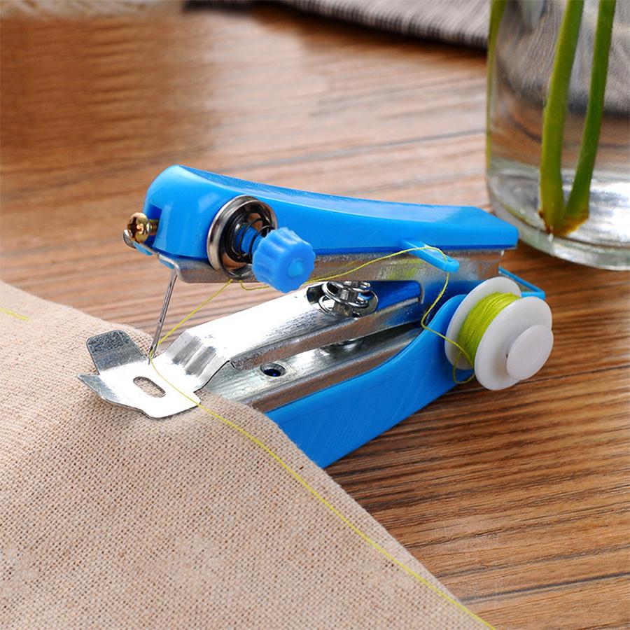 1/2/4pcs Colorful Mini Handheld Sewing Machine Portable Handheld Sewing Supplies for Household Clothes Thin Fabric  XJM