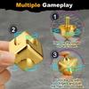 Alloy Cube Spinner Fingertip Gyroscope Fidget Anti Stress Toys Adult Office Home Travel Portable Stress Reliever Toys Xmas Gifts