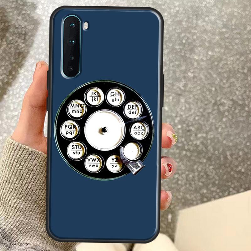 Retro Telephone Rotary Dial Case For OnePlus 15 15R 13 13R 13T 12 12R 11 10 10R 10T 8T Nord CE 5 4 2 3 Lite N20 N30 Coque