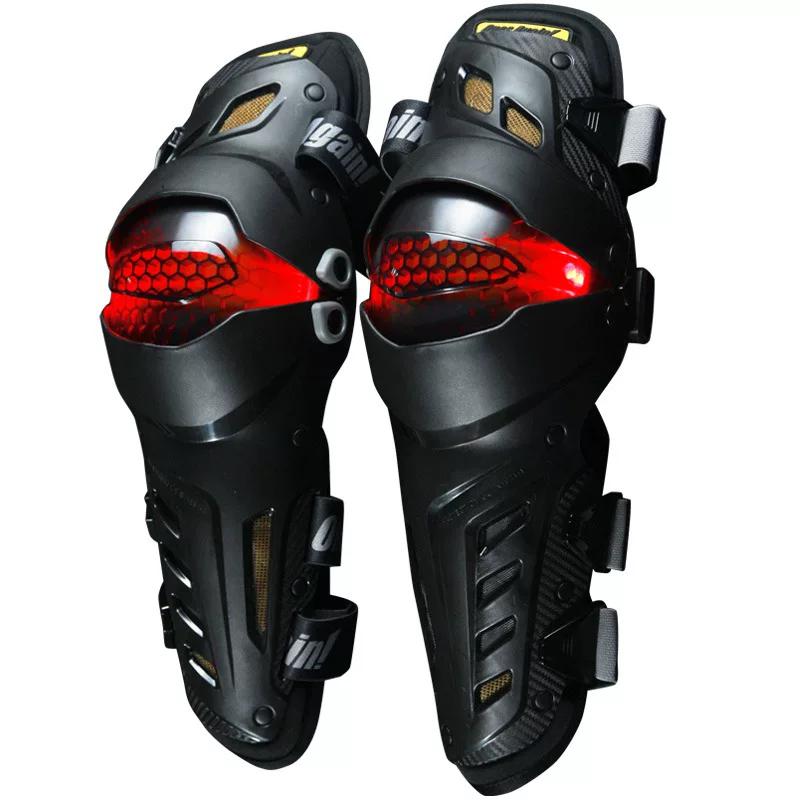 Ones Again! MX Enduro Motocross Knee Protectors LED Racing Leg Cover Guards for Motorcycle Moto Cross Protection Gears Men Women