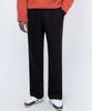 Seuteulaikeu Elegant Double-Pleated Wide Trousers (Black)