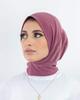 Ready To Wear Full Cover Inner Instant Hijab Premium Quality Jersey Scarf With Tie Back Buttons Muslim Women Turban Caps