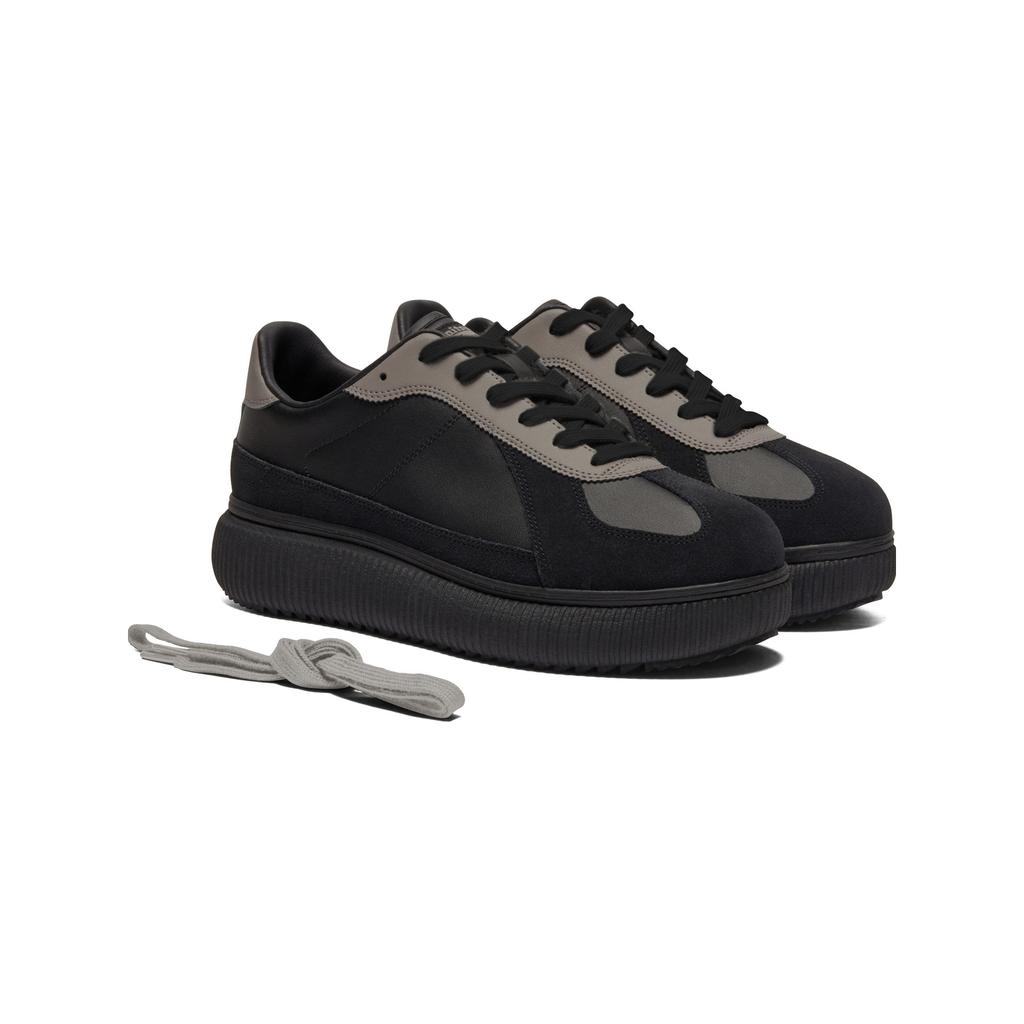 ONITSUKA TIGER Delecity Fashion Versatile Wear-Resistant Height Increasing Low-Top Casual Shoes Unisex Sneaker Black Gray 1183B874-001
