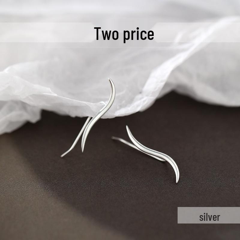 

Серьги 2024 Волна Обтекаемые: Простой, Модный Дизайн в Холодном Стиле для Женщин