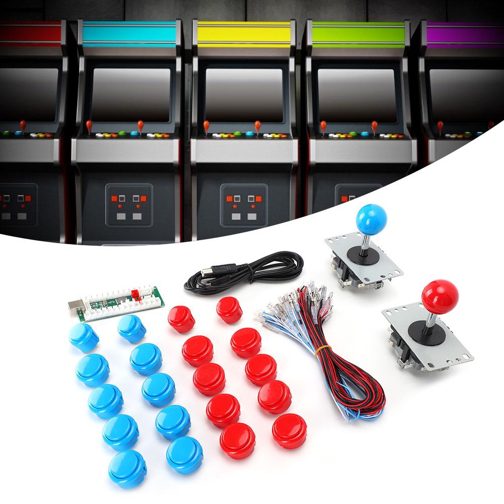 Game Accessory Joystick DIY USB Game Set for Win8 Win7 Vista XP 2000 98 Linux